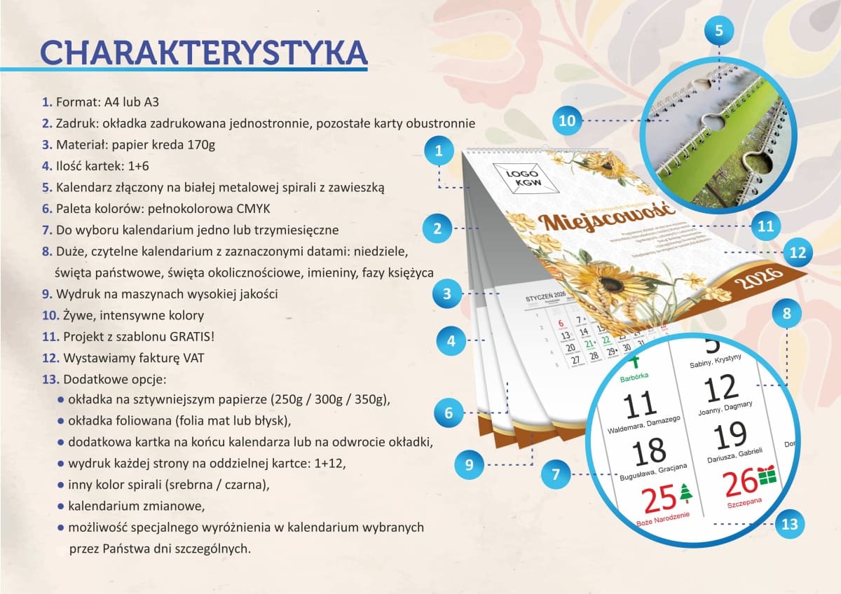 Charakterystyka kalendarza Kola Gospodyn Wiejskich 2026