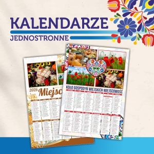 PRZYCISK kalendarzy jednostronnych 2026